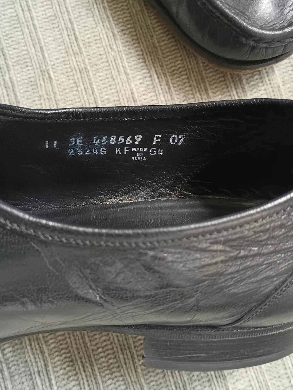 Florsheim Mens Black Leather Tassel Loafers Size 11 3E Wide Slip On Dress Shoes